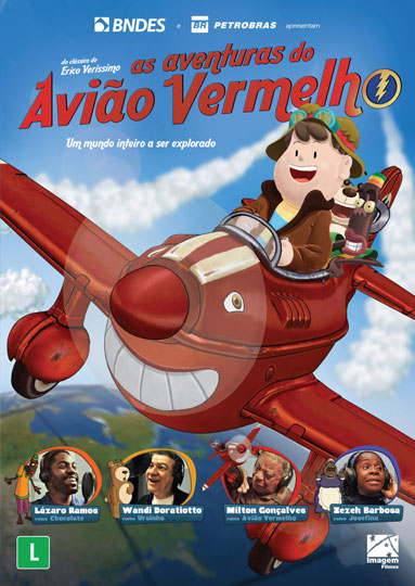 Capa do filme 'As Aventuras do Avião Vermelho'