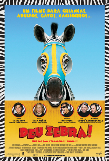 Capa do filme 'Deu Zebra!'