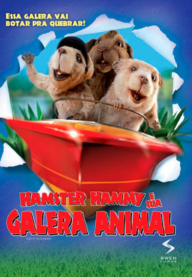 Capa do filme 'Hamster Hammy e Sua Galera Animal'