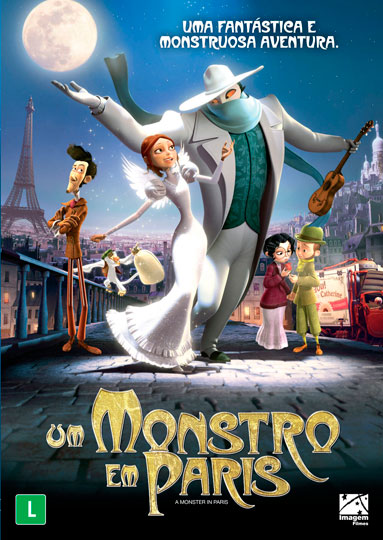 Capa do filme 'Um Monstro em Paris'