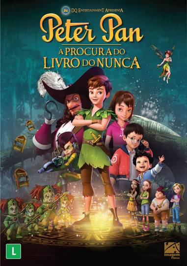 Capa do filme 'Peter Pan - À Procura do Livro do Nunca'