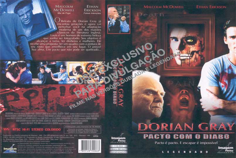 Capa do filme 'Dorian Gray - Pacto Com o Diabo'