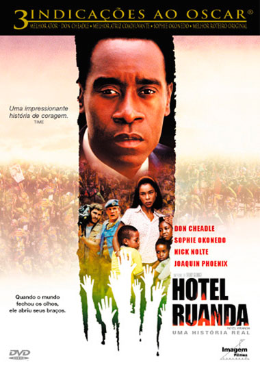 Capa do filme 'Hotel Ruanda'