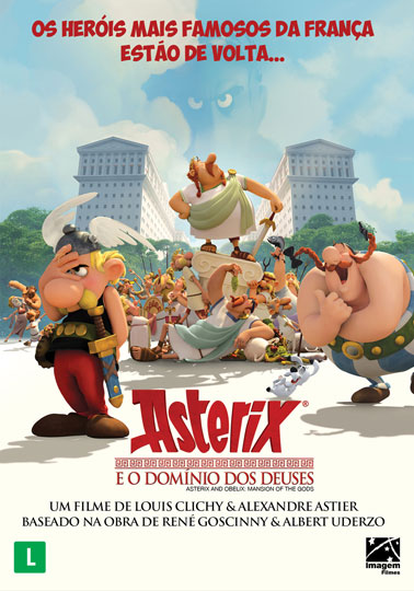 Capa do filme 'Asterix e o Domínio dos Deuses'