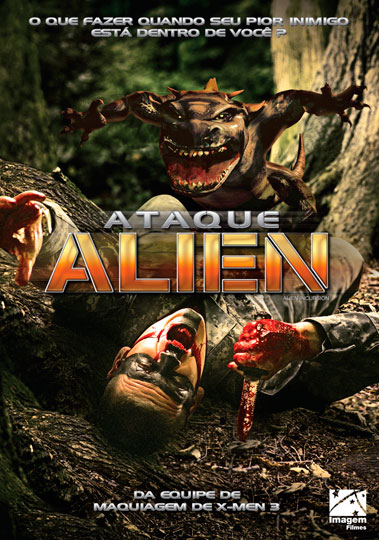 Capa do filme 'Ataque Alien'
